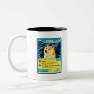Tasse 2 Couleurs Dogecoin DOGE Hodl meme Drôle Drôle Crypto Cadea