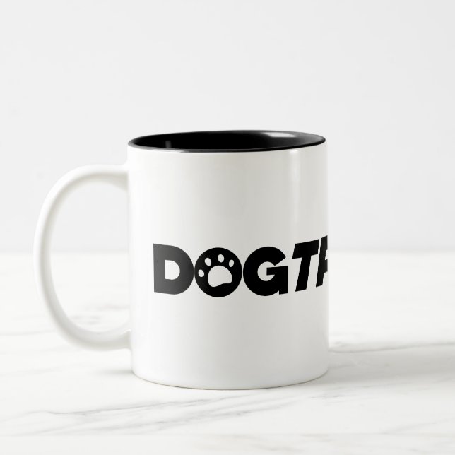 Tasse 2 Couleurs Dogtrovert - le chien introverti propriétaire (Gauche)