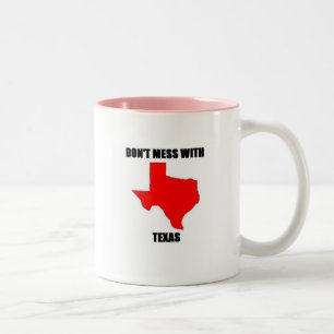 Tasse 2 Couleurs Don ; désordre de t avec le Texas