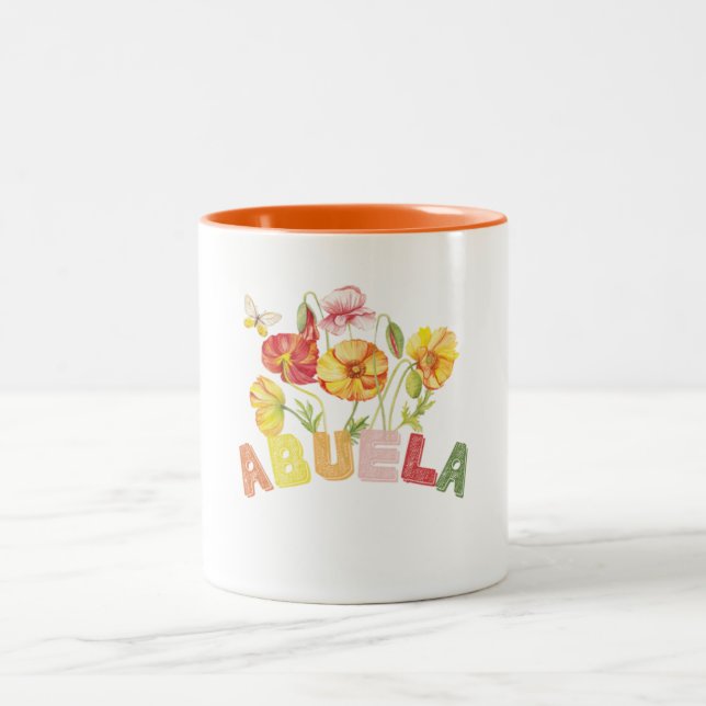 Tasse 2 Couleurs Don Fof Abuela | Cadeau Abuelita (Centre)
