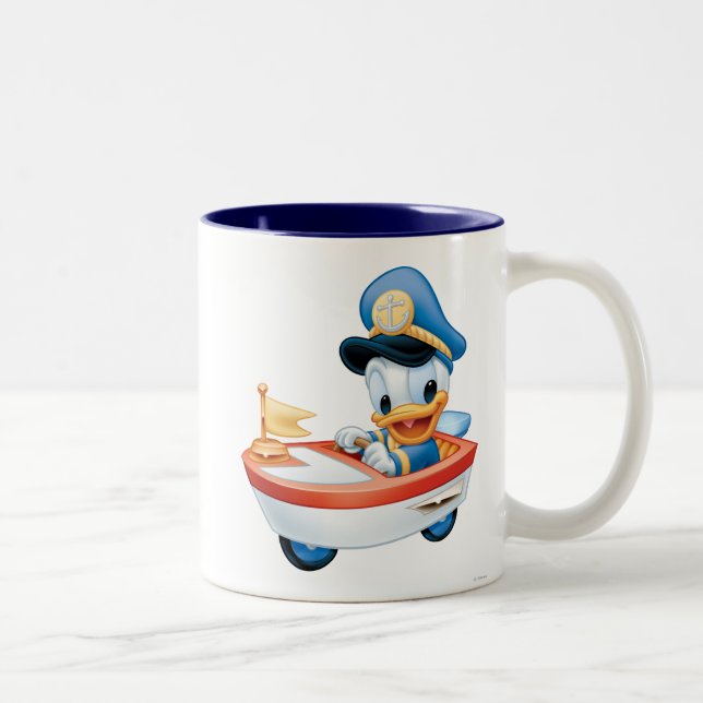 Tasse 2 Couleurs Donald Duck | Bateau bébé (Droit)