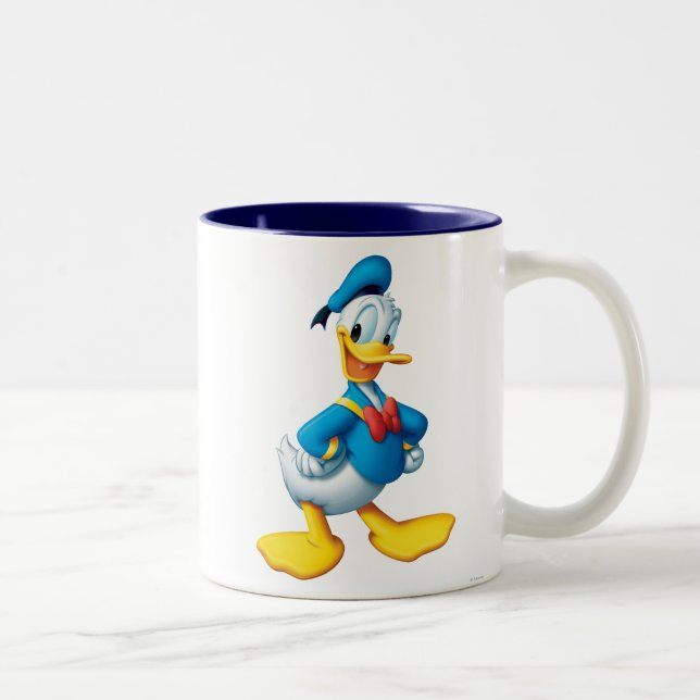 Tasse 2 Couleurs Donald Duck | Heureux (Droit)