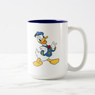 Tasse 2 Couleurs Donald Duck   Pose Fière