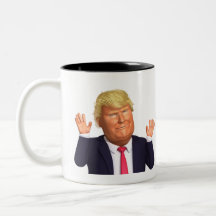 Donald John Trump Coupe de café photo complète