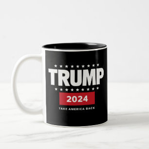 Tasse 2 Couleurs Donald Trump 2024 Reprenez l'Amérique Élection