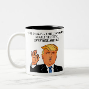 Tasse 2 Couleurs Donald Trump - anniversaire terrible de fête des
