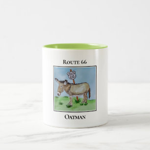 Tasse 2 Couleurs Donkey sur la Route 66, Oatman Arizona