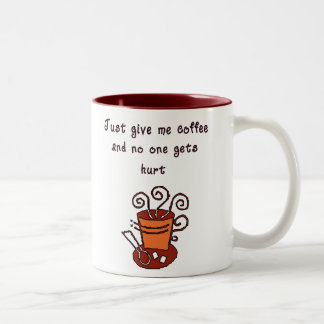 Tasse 2 Couleurs Donnez-moi le café