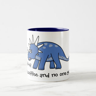 Tasse 2 Couleurs Donnez-moi le café et personne n'obtient le mal !