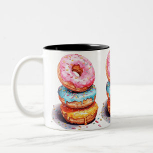 Tasse 2 Couleurs  Donuts 