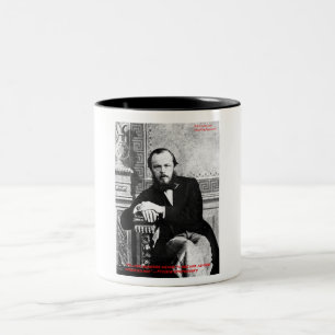 Tasse 2 Couleurs Dostoïevski Citation "Dieu l'a voulu" Amour Cadeau