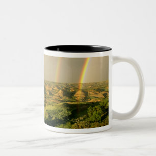 Tasse 2 Couleurs Double arc-en-ciel sur le canyon peint de Théodor