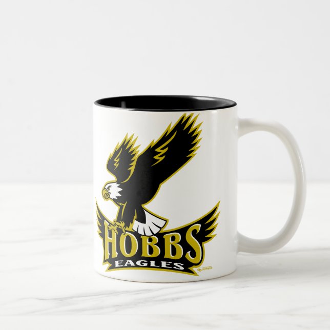 Tasse 2 Couleurs Double logo de Hobbs Eagles (Droit)