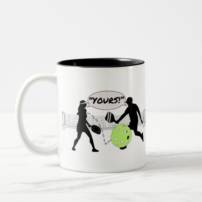 Tasse 2 Couleurs Doubles de Pickleball (Gauche)