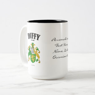Tasse 2 Couleurs Douffy Family Crest, Traduction & Signification