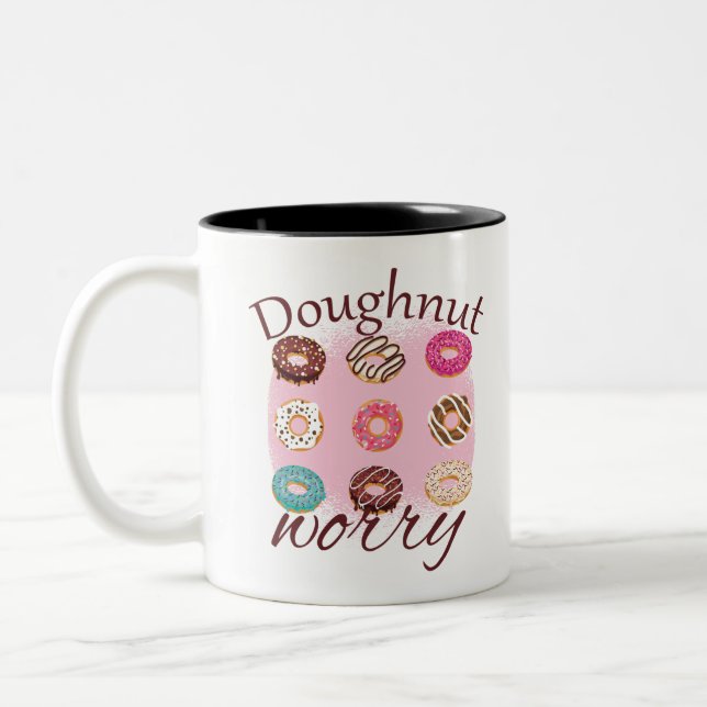 Tasse 2 Couleurs Doughnut Worry (Gauche)