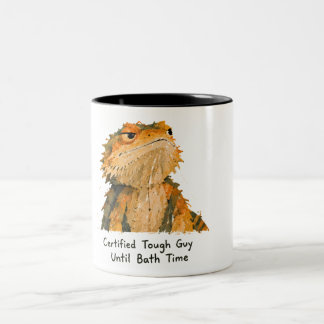 Tasse 2 Couleurs Dragon barbu mec certifié - Art