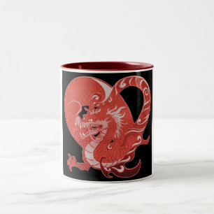 Tasse 2 Couleurs Dragon Heart