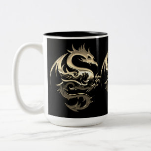 Tasse 2 Couleurs Dragon métallique