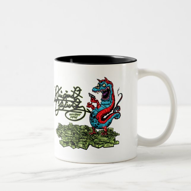 Tasse 2 Couleurs Dragon original de Criminalz (Droit)