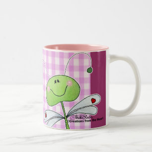 Tasse 2 Couleurs Dragon volée sur En vichy rose