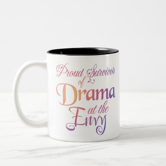 Tasse 2 Couleurs Drame à l'envie - Mème de massage (Gauche)