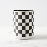 Drapeau À damiers (noir et blanc) (Motif du vérifi