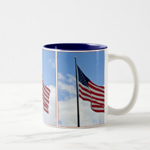 Tasse 2 Couleurs Drapeau américain