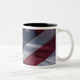 Tasse 2 Couleurs Drapeau américain.