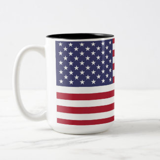 Tasse 2 Couleurs Drapeau américain