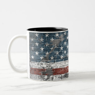 Tasse 2 Couleurs Drapeau américain