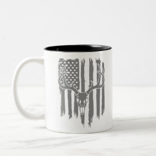Tasse 2 Couleurs Drapeau américain de chasse
