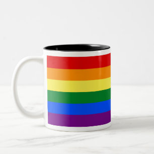 Tasse 2 Couleurs Drapeau arc-en-ciel