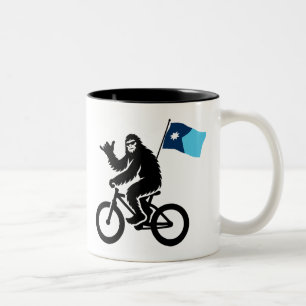 Tasse 2 Couleurs Drapeau Bigfoot Cycling Minnesota