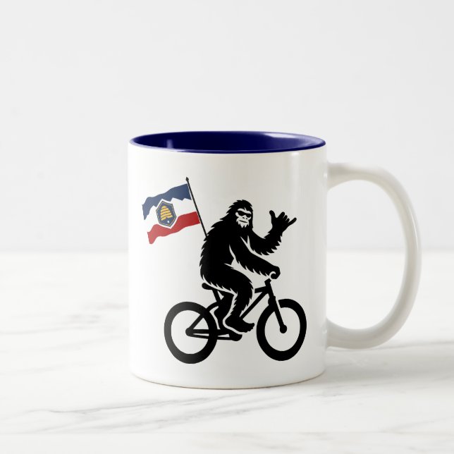 Tasse 2 Couleurs Drapeau Bigfoot Cycling Utah (Droit)