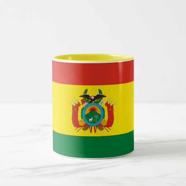 Tasse 2 Couleurs Drapeau de Bolivie patriotique (Centre)