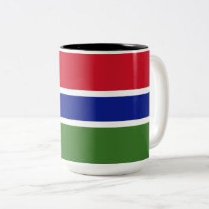 Tasse 2 Couleurs Drapeau de la Gambie