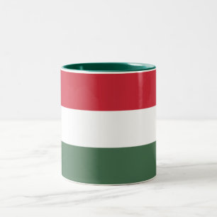 Tasse 2 Couleurs Drapeau de la Hongrie