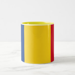 Tasse 2 Couleurs Drapeau de la Roumanie