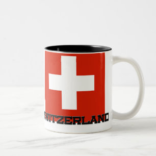 Tasse 2 Couleurs Drapeau de la Suisse
