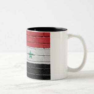 Tasse 2 Couleurs Drapeau de la Syrie