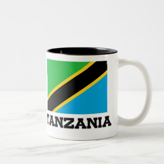 Tasse 2 Couleurs Drapeau de la Tanzanie