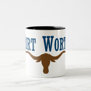 Tasse 2 Couleurs Drapeau de la ville de Fort Worth