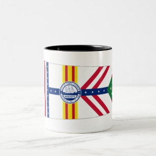 Tasse 2 Couleurs Drapeau de la ville de Tampa