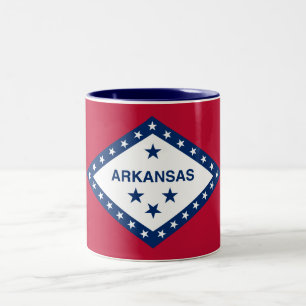 Tasse 2 Couleurs Drapeau de l'Arkansas