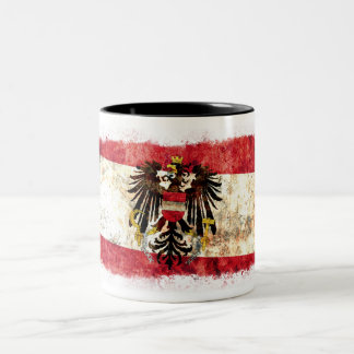 Tasse 2 Couleurs Drapeau de l'Autriche
