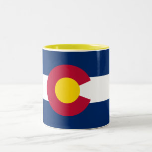 Tasse 2 Couleurs Drapeau de l'État du Colorado