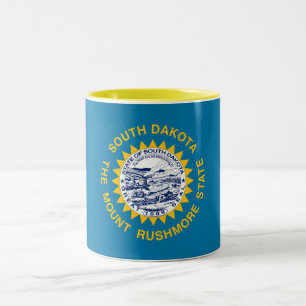 Tasse 2 Couleurs Drapeau de l'État du Dakota du Sud
