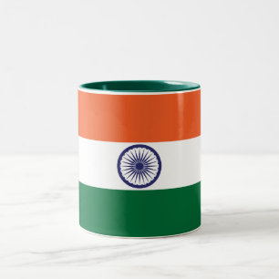 Tasse 2 Couleurs Drapeau de l'Inde
