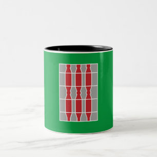 Tasse 2 Couleurs Drapeau de l'Ombrie (Italie)